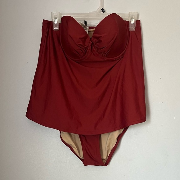 J.crew bathing suit top is size 10 bottoms a large - Picture 1 of 5